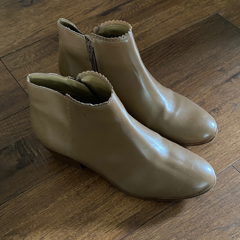 Jack Rogers Tan Ankle Booties Color Cognac